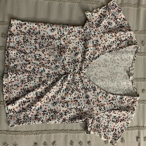 Medium Flower Cropped Shirt from Love Tree